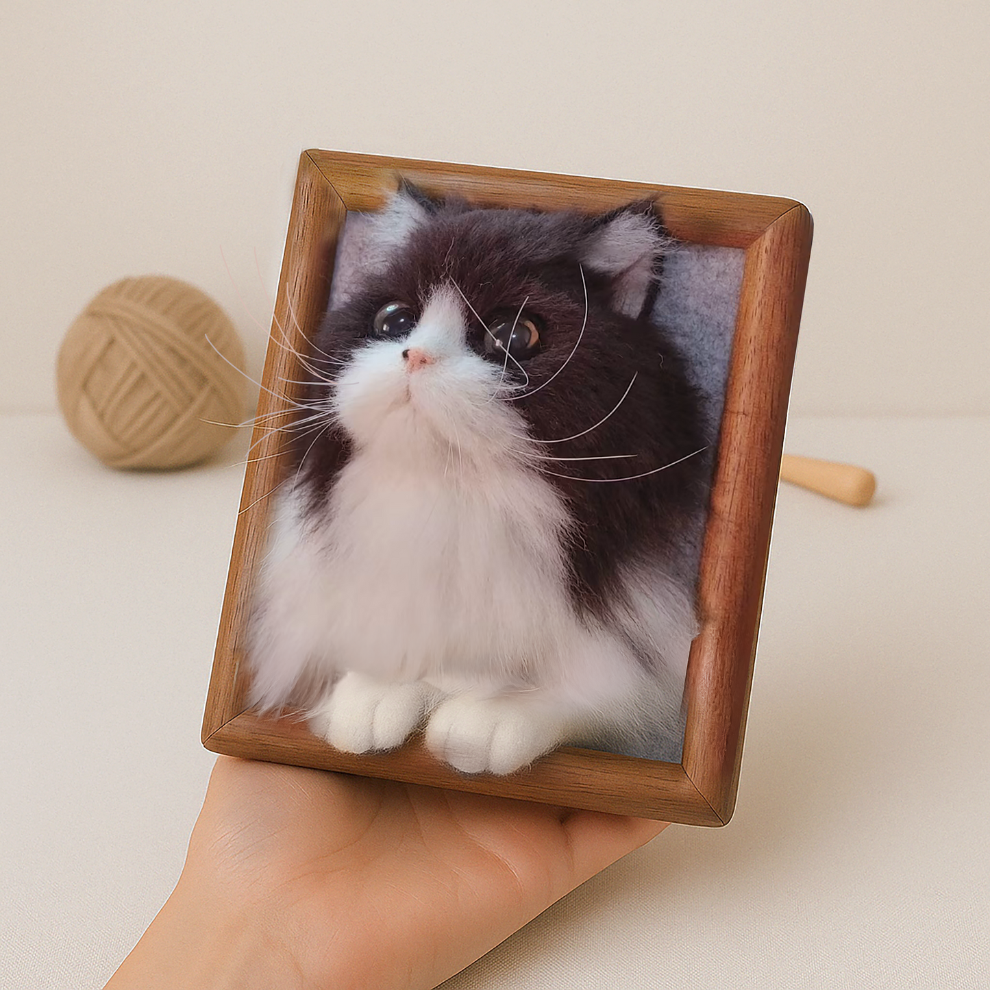 Lulatail Framed Cat Portrait
